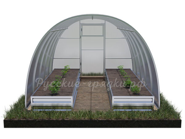 Комплект грядок в теплицу оцинкованные (высота борта 40 см)